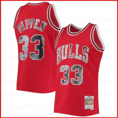 Áo Swingman Diamond Scottie Pippen 75 năm - Chicago Bulls đỏ 1.997/98, giá ưu đãi 164k