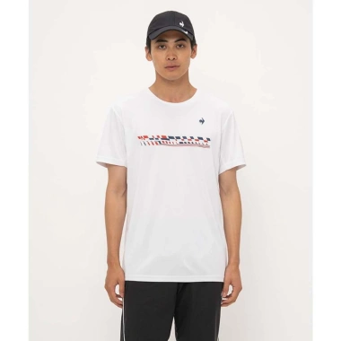 Áo T-shirt Le Coq Sportif Nam LN4FHT90MV-WH00 - Giá 1.028.160đ, chất liệu thoáng mát
