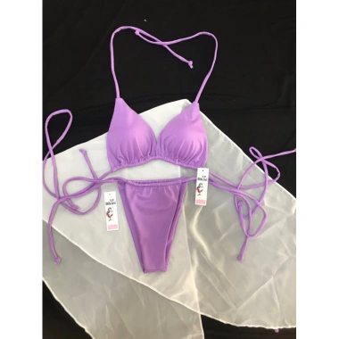 Áo Tắm Bikini 2 Mảnh Dây Nhiều Màu Tam Giác Siêu Đẹp - Giảm 26% còn 109650đ 17