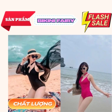 Áo tắm nữ Free Sezi một mảnh, phối khoen lệch vai, đi biển sang trọng, chỉ 199k