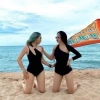Áo tắm nữ Free Sezi một mảnh, phối khoen lệch vai, đi biển sang trọng, chỉ 199k 4