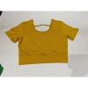 Áo tập thể thao vàng size M-L, chất liệu mút thoáng mát, mới giá ưu đãi 30.000₫