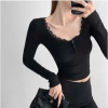 Áo tay dài cổ U, nút thờii, phong cách bigsize, vải tăm lụa Quảng Châu cao cấp - 94.860₫ 7