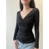 Áo tay dài xoắn ngực thời trang Big Size, mua 2 tặng dây chuyền cao cấp - Giá chỉ 78.999₫ 2