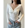 Áo tay dài xoắn ngực thời trang Big Size, mua 2 tặng dây chuyền cao cấp - Giá chỉ 78.999₫ 4