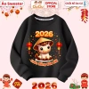 Áo Tết Bé CIUCIU KID Nỉ Sweater 2.026 Bính Ngọ - Mềm Ấm, Giá 160k 8