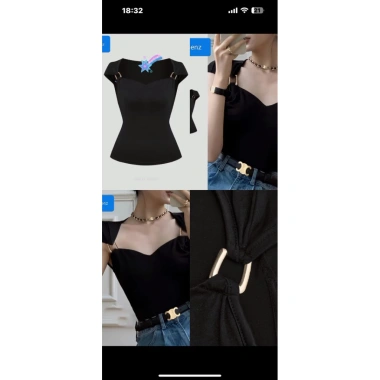 Áo thời trang phối khoen kim loại cao cấp mút & không mút 4 size bigsize - 85.860₫