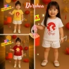 Áo thun bé gái cute in hình ngộ nghĩnh 5D cotton - Giá 55.200₫, khuyến mại hấp dẫn