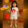Áo thun bé gái cute in hình ngộ nghĩnh 5D cotton - Giá 55.200₫, khuyến mại hấp dẫn 2
