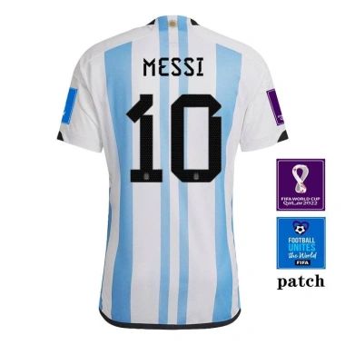 Áo thun bóng đá jersey Argentina vô địch World Cup 2.022-2.023 - Messi và đồng đội
