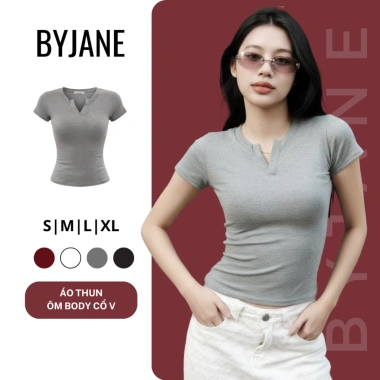 Áo Thun Cổ Trụ Tàu Ôm Eo BYJANE Giảm Giá 89000đ - Thun Nữ CỔ TRỤ Đẹp Cao Cấp 2 Áo Thun Cổ Trụ Tàu Ôm Eo BYJANE Giảm Giá 89000đ - Thun Nữ CỔ TRỤ Đẹp Cao Cấp 2