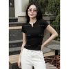 Áo Thun Cổ Trụ Tàu Ôm Eo BYJANE Giảm Giá 89000đ - Thun Nữ CỔ TRỤ Đẹp Cao Cấp 7