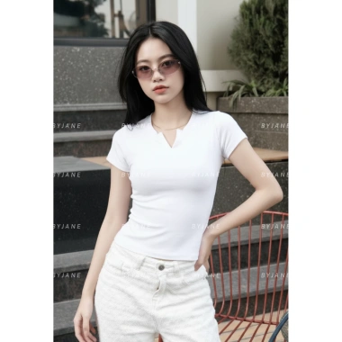Áo Thun Cổ Trụ Tàu Ôm Eo BYJANE Giảm Giá 89000đ - Thun Nữ CỔ TRỤ Đẹp Cao Cấp 8 Áo Thun Cổ Trụ Tàu Ôm Eo BYJANE Giảm Giá 89000đ - Thun Nữ CỔ TRỤ Đẹp Cao Cấp 8