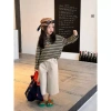 Áo thun dài tay Fuguo Girls xuân hè sọc đáy hoạt hình, áo len trẻ em, giảm 50% 318.677₫ 3