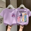Áo thun mùa hè thoải mái trẻ 3-15 tuổi, họa tiết phổ biến, size lớn, giá 143.332 VND 2