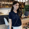 Áo thun ngắn tay thêu kiểu polo lụa lạnh mùa hè cho nữ – Giá chỉ 119.627₫ 4