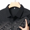 Áo thun ngắn tay ve mùa hè Business Casual POLO Ice Silk màu trơn 25.5-15 3