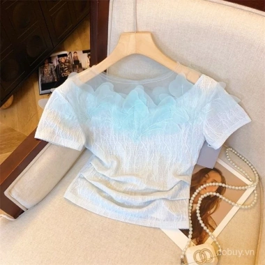 Áo thun nữ slim fit 3D hoa nổi đa năng thời trang 2.025, chỉ 230.516 VND giảm 17% 8 Áo thun nữ slim fit 3D hoa nổi đa năng thời trang 2.025, chỉ 230.516 VND giảm 17% 8