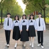 [áo tím]Bộ Đồng Phục Học Sinh Thái Lan - Nanno cosplay Gồm áo+nơ+chân váy JK nữ sinh kẻ Caro chữ A Xếp Ly Dáng Xoè Ulzza 8