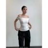 Áo trễ vai cao cấp gợi cảm form dài A23, vải gân tăm lụa, Big size, chỉ 93.787₫ 5