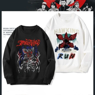 Áo unisex dài tay Demogorgon Stranger Things S5 thiết kế anime, giá 187.920 VND 2