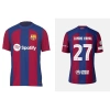 Áo và quần short thể thao Barca 2.023-2.024, phù hợp hâm mộ plus size, giảm giá 159.840 VND 10