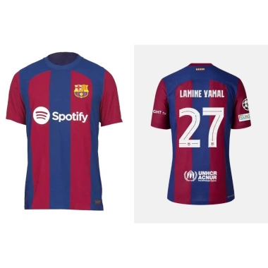 Áo và quần short thể thao Barca 2.023-2.024, phù hợp hâm mộ plus size, giảm giá 159.840 VND