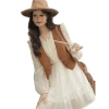 Áo vest bohemian nâu phong cách cao bồi phương Tây, thích hợp du lịch, giảm giá 241.824 VND 8