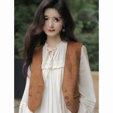 Áo vest bohemian nâu phong cách cao bồi phương Tây, thích hợp du lịch, giảm giá 241.824 VND 10 Áo vest bohemian nâu phong cách cao bồi phương Tây, thích hợp du lịch, giảm giá 241.824 VND 10