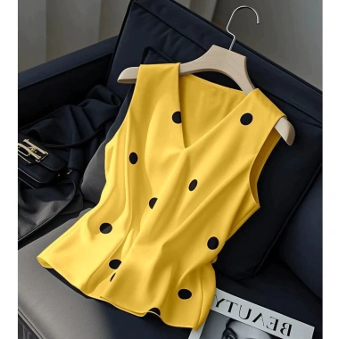Áo vest cổ chữ V không tay slim-fit mùa hè – Siêu mát, giá chỉ 187,046₫