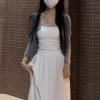 Áo vest dây đeo nữ có đệm ngực cố định, mặc đồ lót thoải mái, giảm giá 226.800đ 3