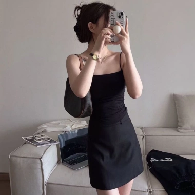Áo vest dây đeo nữ có đệm ngực cố định, mặc đồ lót thoải mái, giảm giá 226.800đ 5