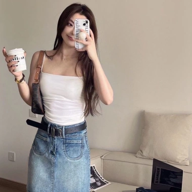 Áo vest dây đeo nữ có đệm ngực cố định, mặc đồ lót thoải mái, giảm giá 226.800đ 9