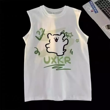 Áo Vest Không Tay Hoạt Hình Con Chó Nam Nữ Mùa Hè 2.025 - Thời Trang Cặp Đôi 10 Áo Vest Không Tay Hoạt Hình Con Chó Nam Nữ Mùa Hè 2.025 - Thời Trang Cặp Đôi 10