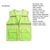 Áo vest không tay HUARMEY phản quang thoáng khí, lưới mùa hè, túi đôi - 112.320₫ 3