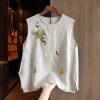 Áo vest không tay nữ mùa hè mới phong cách Trung Quốc cotton lanh giá 221.400 VND 10
