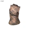 Áo Vest nữ lưới kẻ sọc cổ tròn style Pháp, thoáng mát mùa hè - Giá 112.752₫ 6