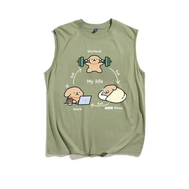 Áo Vest Thể Thao Xiaobai 3.1 Line Dáng Rộng Cỡ Lớn Không Tay Mỏng Cho Tập Gym 7 Áo Vest Thể Thao Xiaobai 3.1 Line Dáng Rộng Cỡ Lớn Không Tay Mỏng Cho Tập Gym 7