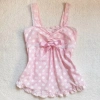 Áo vest top Retro Nhật Bản Y2K chấm bi ren, siêu dễ thương, 386.979đ 4