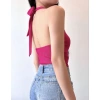 Áo yếm cổ tim cột nơ sau có mút ngực, tặng dây chuyền khi mua 2 áo – chỉ 23.000₫ 8