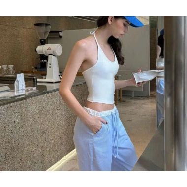 Áo yếm hở lưng cột dây sau thời trang cho bé 38-70kg, có mút và không mút, giảm giá hấp dẫn