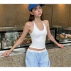 Áo yếm hở lưng cột dây sau thời trang cho bé 38-70kg, có mút và không mút, giảm giá hấp dẫn 7