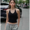 Ao yếm hở lưng cột nơ cổ size 38-69kg, có/không mút ngực, giảm giá 86.900đ 2