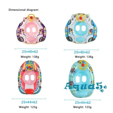 Aqua-baby Bơm Hơi Bơi Vòng Phao Bể Bơi Có Vô Lăng – Nhẫn Bơi Cho Trẻ Em Tập Đi