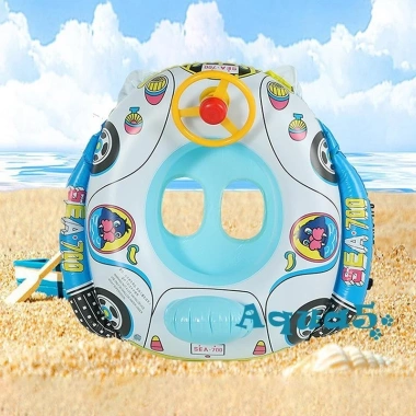 Aqua-baby Bơm Hơi Bơi Vòng Phao Bể Bơi Có Vô Lăng – Nhẫn Bơi Cho Trẻ Em Tập Đi