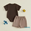 Aqua-Baby Boy Bộ 2 Chiếc Áo Liền Quần Ngắn Tay In Xe Cổ Tròn Mùa Hè - Giá 207.530₫ 2