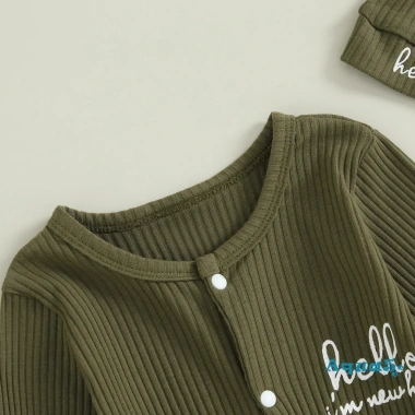 Aqua-Baby Boy Footie Romper áo liền quần dài tay + mũ dễ thương cho trẻ sơ sinh mùa thu - Giá ưu đãi 224k 7