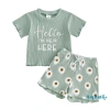 Aqua-Baby Girl Bộ Trang Phục Mùa Hè Áo Tay Ngắn & Quần Short Hình Hoa Cúc - Siêu Nhẹ Thoải Mái Giá Ưu Đãi 226.194 VND 10