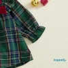 Aqua-Baby Girl Đầm Liền Quần Kẻ Sọc Tay Dài Nơ Xù Viền Cổ Tròn Giảm Giá 208.548₫ 6