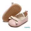 Aqua-baby Girl PU Flats Trẻ Sơ Sinh Nơ Đầu Tiên - Giày Cũi Tiệc Lễ Hội, Thoải Mái Khi Tắm 9